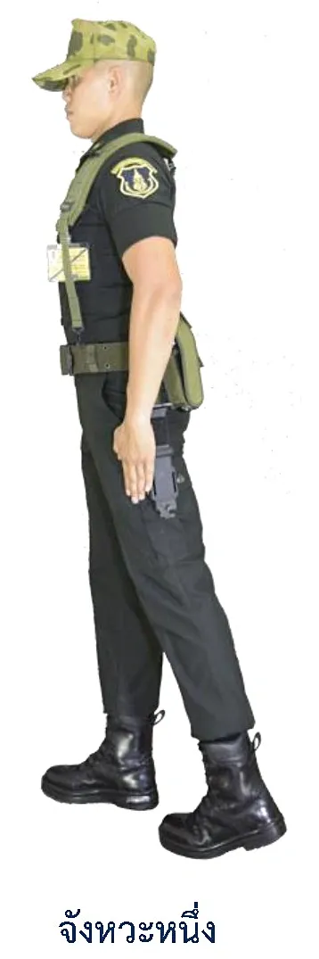 ภาพท่าขวาหัน - จังหวะหนึ่ง