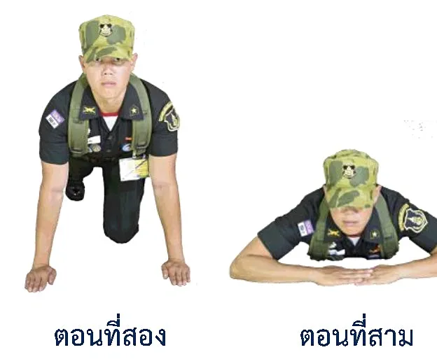 ภาพท่าหมอบ - ขั้นตอนที่ 3