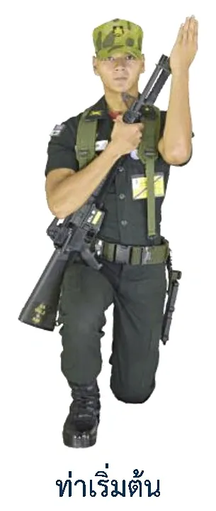 ภาพท่านั่งคุกเข่ารับตรวจ - ท่าเริ่มต้น