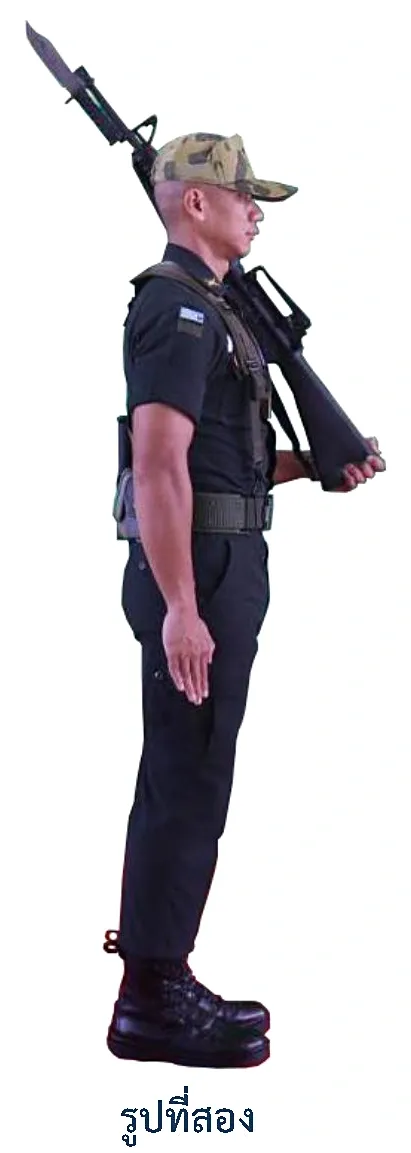 ภาพท่าสืบเท้าจากท่าหยุด - รูปที่ 2