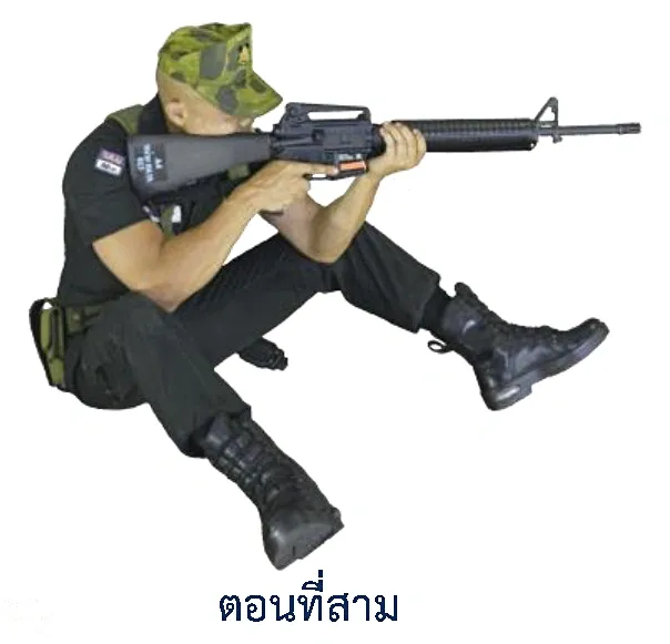 ภาพท่านั่งราบยิง - ตอนที่สาม