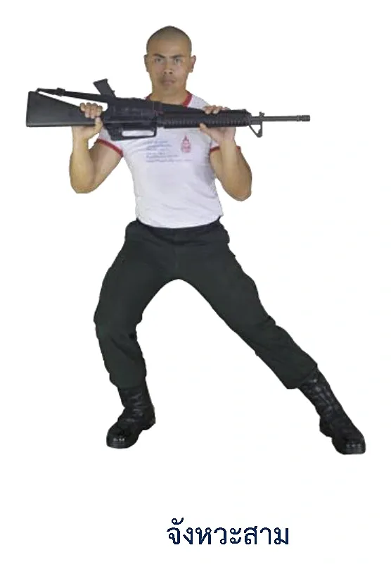 ภาพท่าโยกตัวทางข้าง - จังหวะสาม