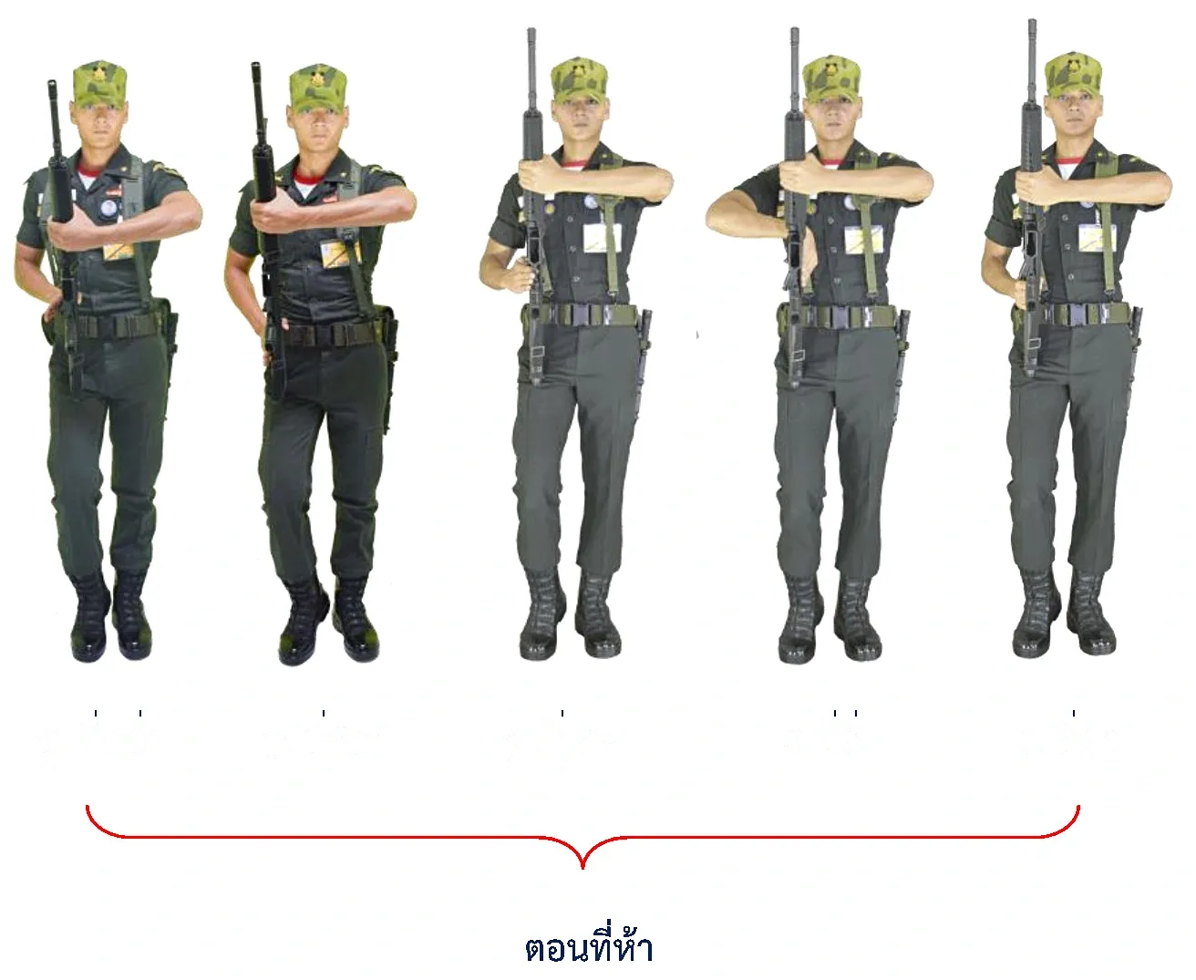 ภาพท่าตรวจอาวุธ - ตอนที่ห้า